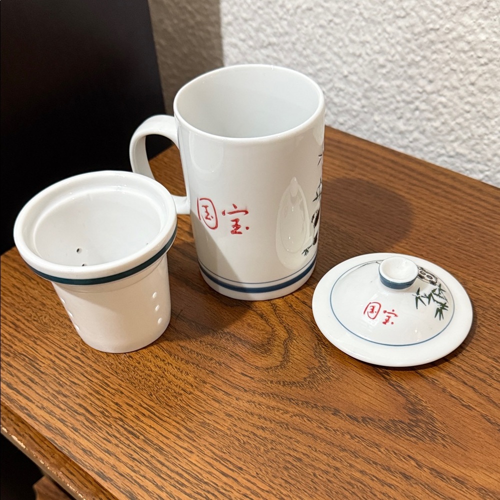 Panda Tea Infuser Mug - Picture 5 of 5